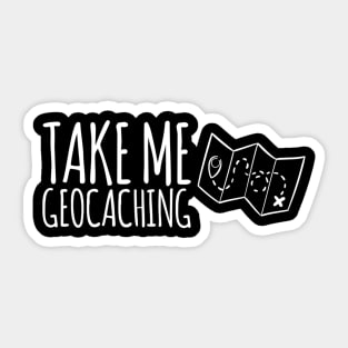 Take Me Geocaching map icon Sticker